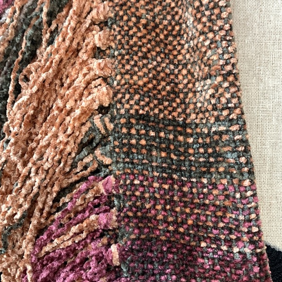 Multi Color Neck Warmer in Rayon Chenille - Picture 4 of 6